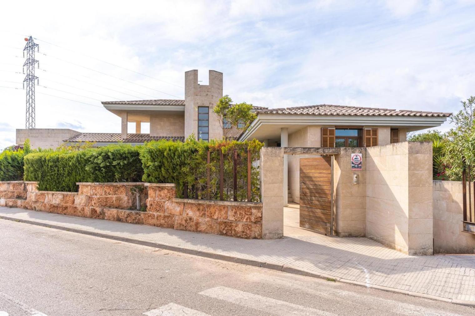 Villa De Lujo Con Piscina, Jacuzzi, Jardin Y Terraza Marratxí Extérieur photo