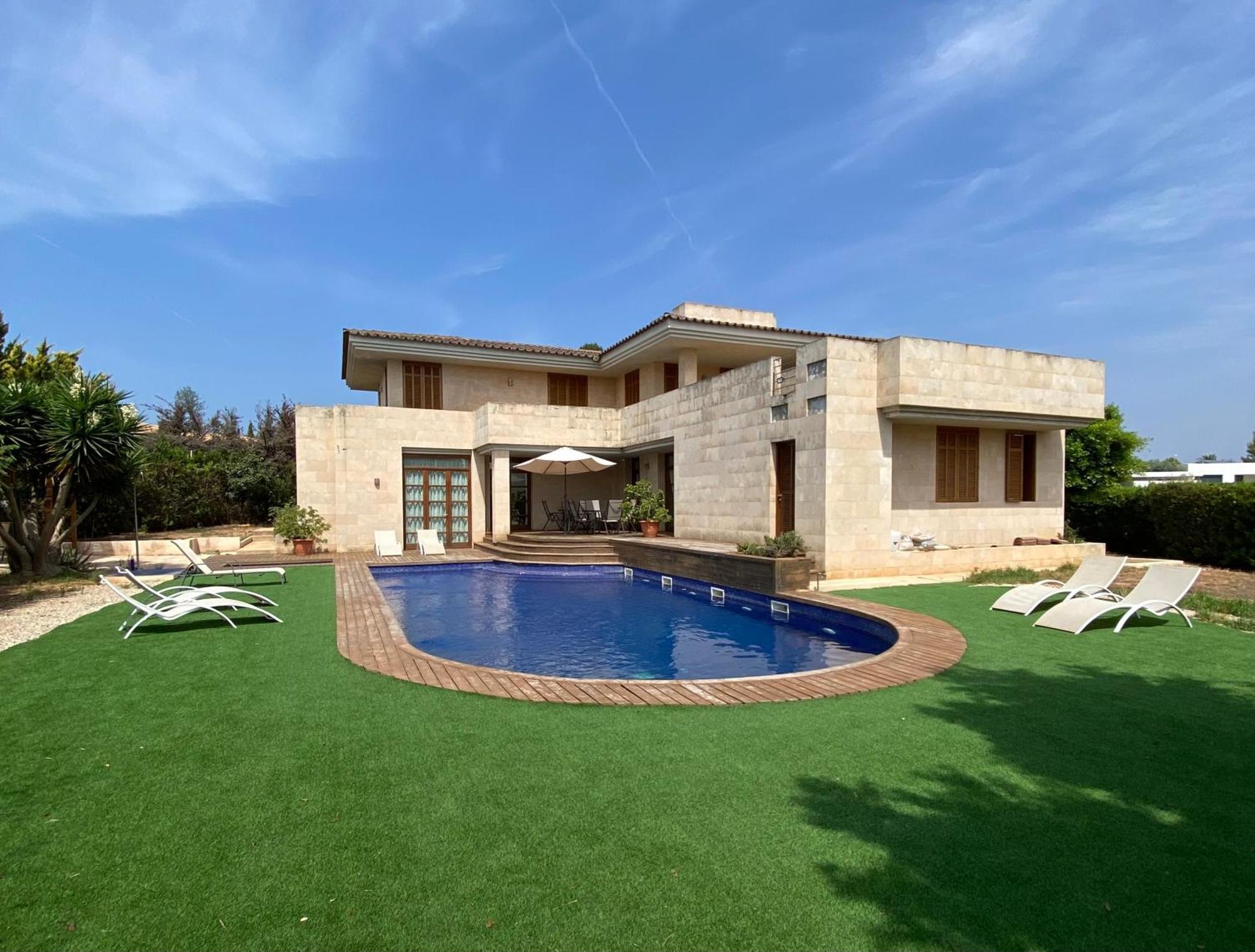 Villa De Lujo Con Piscina, Jacuzzi, Jardin Y Terraza Marratxí Extérieur photo